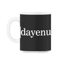 Load image into Gallery viewer, Dayenu Shirt, Jewish Holiday Seder Gift, Enough Song Jews Passover - 11oz Mug - Black on White
