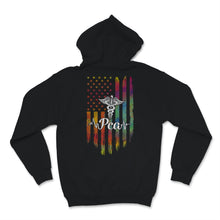 Load image into Gallery viewer, PCA Caduceus American Flag USA Patient Care Assistant Heartbeats
