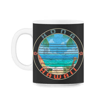 Load image into Gallery viewer, Kona Hawaii Shirt, Hawaii Beach Surfer Surfing Lover Tee, Family - 11oz Mug - Black on White
