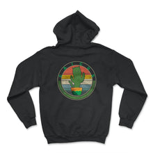 Load image into Gallery viewer, Cactus Cat Shirt, Cactus Plant Tee, Cute Cactus Kitten Lover Design, - Hoodie - Black

