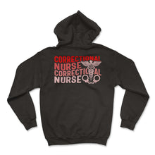 Load image into Gallery viewer, Nurse Shirt, Correctional Nurse Tee, RN Gift Ideas, Jail Registered - Hoodie - Black
