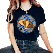 Load image into Gallery viewer, Purim Shirt, Got Hamantashen Costume Tee, Haman Hebrew Jewish Holiday - Unisex T-Shirt - Black
