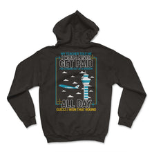 Load image into Gallery viewer, Never Get Paid For Staring Out Of A Window Funny Shirt, Air Traffic - Hoodie - Black
