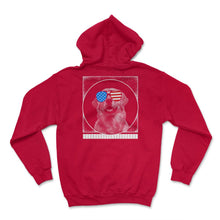 Load image into Gallery viewer, 4th Of July Shirt, Golden Retriever Sunglasses Dog Lover Independence - Hoodie - Red
