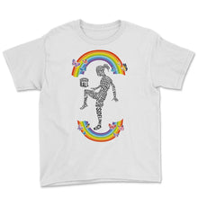 Load image into Gallery viewer, Soccer Shirt, Soccer Player Typography Tee, Women's Soccer Coach - Youth Tee - White

