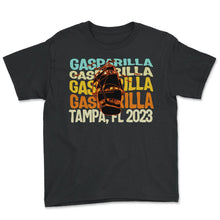 Load image into Gallery viewer, Gasparilla Shirt, Gasparilla Tampa Florida 2023 Pirate Ship Tee, - Youth Tee - Black
