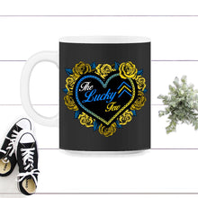 Load image into Gallery viewer, World Down Syndrome Day Shirt, The Lucky Few, Trisomy 21, Warrior - 11oz Mug - Black on White
