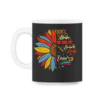 Load image into Gallery viewer, Lunch Lady Shirt, Don't Make Me Use My Lunch Lady Voice Cafeteria - 11oz Mug - Black on White
