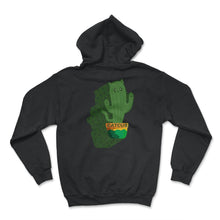 Load image into Gallery viewer, Cactus Cat Shirt, Cactus Plant Tee, Cute Cactus Kitten Lover Design, - Hoodie - Black
