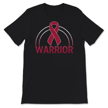 Load image into Gallery viewer, Multiple Myeloma Cancer Awareness Shirt, Burgundy Cancer Ribbon,
