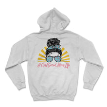 Load image into Gallery viewer, Mom Shirt, Girl Scout Mom Life Messy Bun Tee, Mother's Day Gift - Hoodie - White
