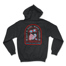 Load image into Gallery viewer, Christmas In July Shirt, Just A Girl Who Loves Christmas In July - Hoodie - Black
