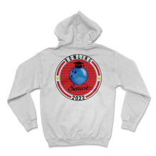 Load image into Gallery viewer, Bowling Senior 2022 Player Graduation Class of 2022 T Shirt - Hoodie - White
