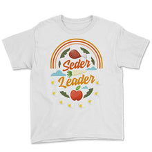 Load image into Gallery viewer, Seder Leader Shirt, Jewish Holidays Seder Gift, Fast Food Passover - Youth Tee - White
