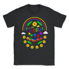 Load image into Gallery viewer, Happy Holi Festival Shirt, Festival Of Colors, Holi Festival Lover - Unisex T-Shirt - Black
