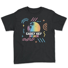 Load image into Gallery viewer, Casey Key Beach Florida Vacation Family - Youth Tee - Black
