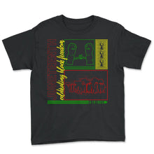 Load image into Gallery viewer, Juneteenth Shirt, Black Freedom, Black History, Independence Day - Youth Tee - Black
