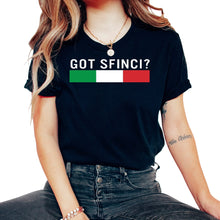 Load image into Gallery viewer, Saint Joseph's Day Shirt, Sfinci Italy Flag Tee, Sicilian Dessert - Unisex T-Shirt - Black
