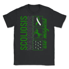 Load image into Gallery viewer, Scoliosis Awareness Shirt, Scoliosis Warriors Are Magical Cute - Unisex T-Shirt - Black
