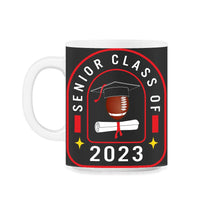 Load image into Gallery viewer, Class Of 2023 Senior Football Graduation Gift T Shirt - 11oz Mug - Black on White
