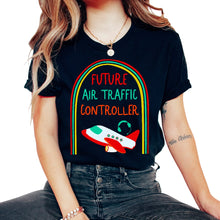 Load image into Gallery viewer, Pilot Shirt, Future Air Traffic Controller Tee, Airplane Spotter ATC - Unisex T-Shirt - Black
