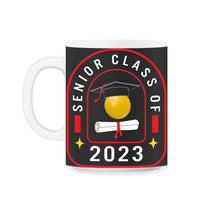 Load image into Gallery viewer, Class Of 2023 Senior Disc Golf Graduation Gift T Shirt - 11oz Mug - Black on White
