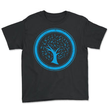 Load image into Gallery viewer, Programmer Shirt, Binary Tree Computer Science Lovers Coding Tee, - Youth Tee - Black
