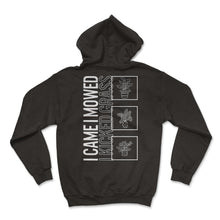 Load image into Gallery viewer, I Came I Mowed I Kicked Grass, Garden Plant Gardening Lover Botanist - Hoodie - Black
