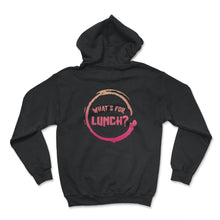 Load image into Gallery viewer, Lunch Lady Shirt, What's For Lunch Tee, Cafeteria Worker Gift, - Hoodie - Black
