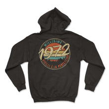 Load image into Gallery viewer, Millésime 1972 Vieilli À La Perfection Humour T Shirt copy - Hoodie - Black
