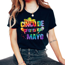 Load image into Gallery viewer, Happy Cinco De Mayo Mexican Vintage Men Women Mexico Fiesta Taco - Unisex T-Shirt - Black
