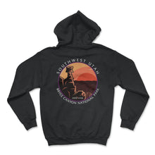 Load image into Gallery viewer, Bryce Canyon National Park Shirt, Southwest Utah ESTD 1928 Tee, Rock - Hoodie - Black
