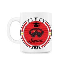 Load image into Gallery viewer, Diver Senior 2022 Player Graduation Class of 2022 T Shirt - 11oz Mug - White
