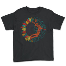 Load image into Gallery viewer, Volleyball Shirt, Volleyball Typography Tee, Women's Volleyball Coach - Youth Tee - Black
