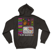 Load image into Gallery viewer, Lunch Lady Shirt, Child Nutrition Is My Business Lunchroom Tee, - Hoodie - Black
