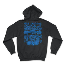 Load image into Gallery viewer, Child Abuse Prevention Month, April Is National Child Abuse - Hoodie - Black
