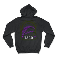 Load image into Gallery viewer, Taco And Taquito Shirt, Expecting Dad Tee Gift, Taco And Taquito Food - Hoodie - Black

