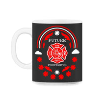 Load image into Gallery viewer, Firefighter Shirt, Future Firefighter, Fire Rescue Gift, Firefighter - 11oz Mug - Black on White
