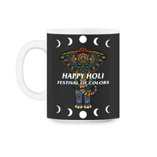 Load image into Gallery viewer, Happy Holi Festival Shirt, Festival Of Colors, Holi Festival Lover - 11oz Mug - Black on White
