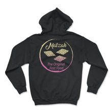Load image into Gallery viewer, Matzah The Original Fast Food Shirt, Jewish Holiday Funny Seder Gift, - Hoodie - Black
