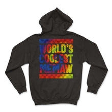 Load image into Gallery viewer, Memaw Shirt, World's Coolest Memaw Tie Dye Tee, Spoiling - Hoodie - Black

