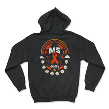 Load image into Gallery viewer, MS Awareness Shirt Gets On My Nerves Multiple Sclerosis Awareness - Hoodie - Black
