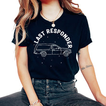 Load image into Gallery viewer, Embalmer Shirt, Last Responder Embalmer Car Tee, Funny Embalmer Gift - Unisex T-Shirt - Black
