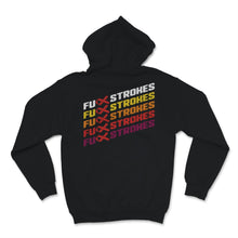 Load image into Gallery viewer, Fuck Strokes Vintage Sunset Awareness Red Ribbon Support Strong
