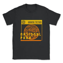 Load image into Gallery viewer, Grand Teton National Park Shirt, Wyoming Mountain Tee, Animal Outdoor - Unisex T-Shirt - Black
