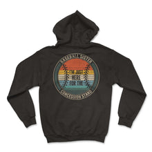 Load image into Gallery viewer, Baseball Shirt, Baseball Sister I'm Just Here For The Concession - Hoodie - Black

