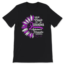 Load image into Gallery viewer, Alzheimer's Dementia Awareness Shirt, I Wear Purple For My Grandma,
