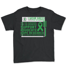 Load image into Gallery viewer, Promote Mental Health Awareness Shirt, Support Advocate Hope Embrace - Youth Tee - Black
