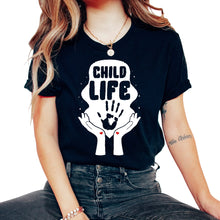 Load image into Gallery viewer, Nurse Shirt, Child Life Tee, Nurse Week Pediatrician Practitioner - Unisex T-Shirt - Black
