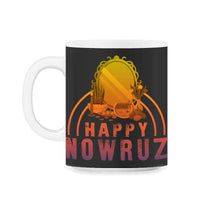 Load image into Gallery viewer, Happy Nowruz Shirt, Haft Seen Arrangement Gift, Iranian New Year, - 11oz Mug - Black on White
